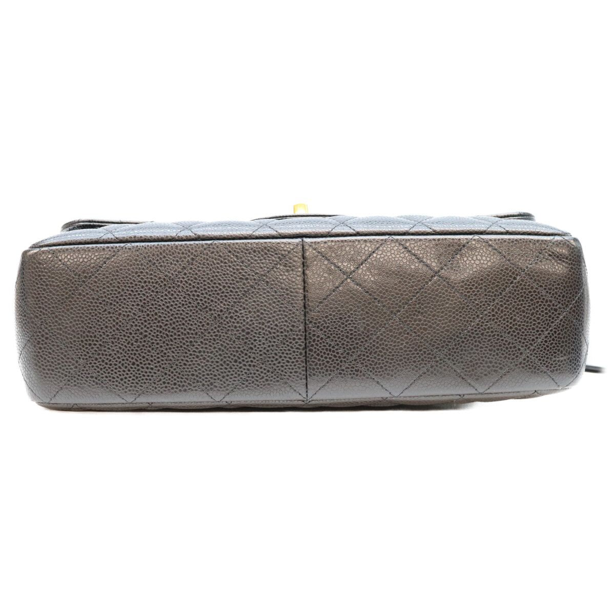 Chanel Black Caviar Single Maxi Quilted 30 Shoulder Bag — view 5