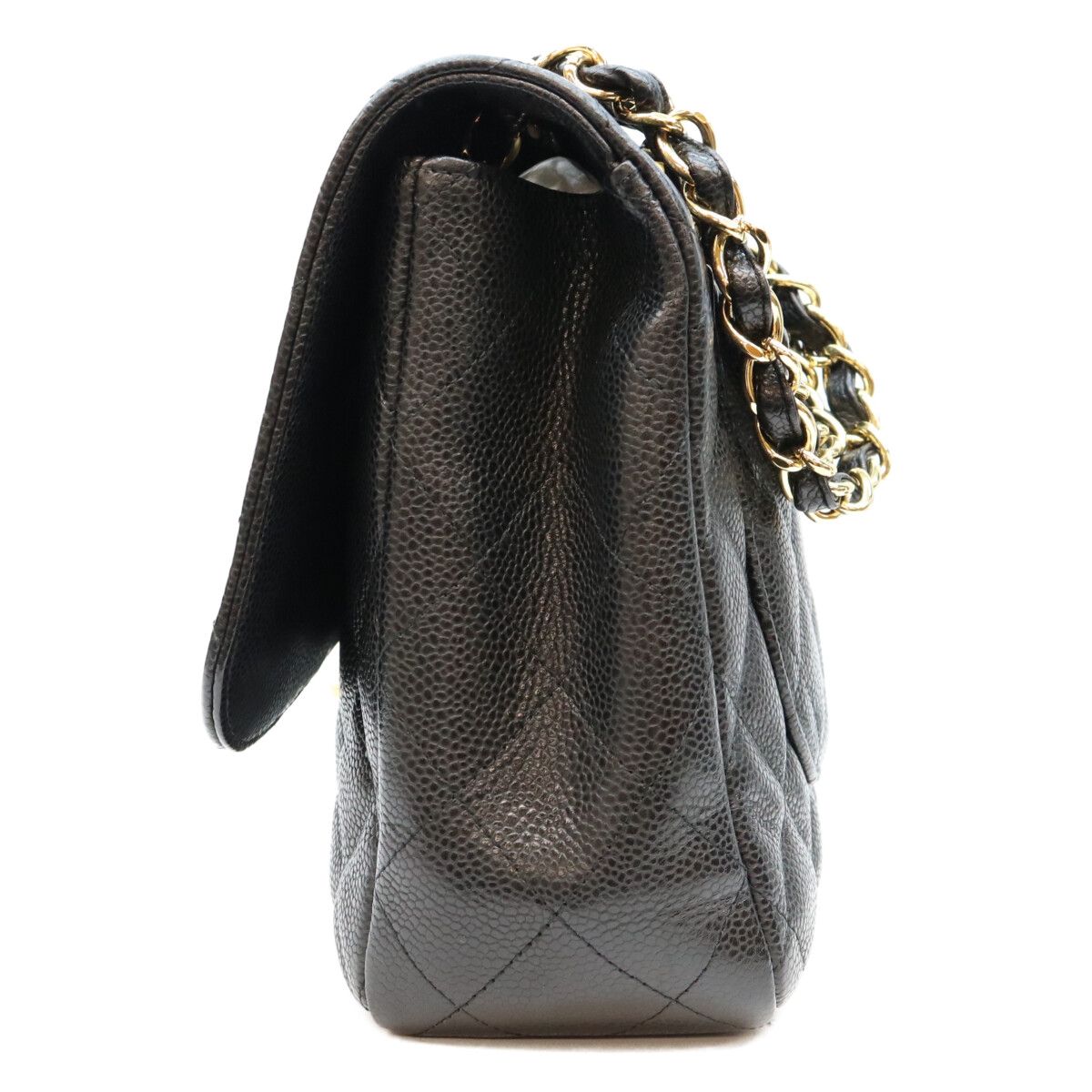 Chanel Black Caviar Single Maxi Quilted 30 Shoulder Bag — view 2