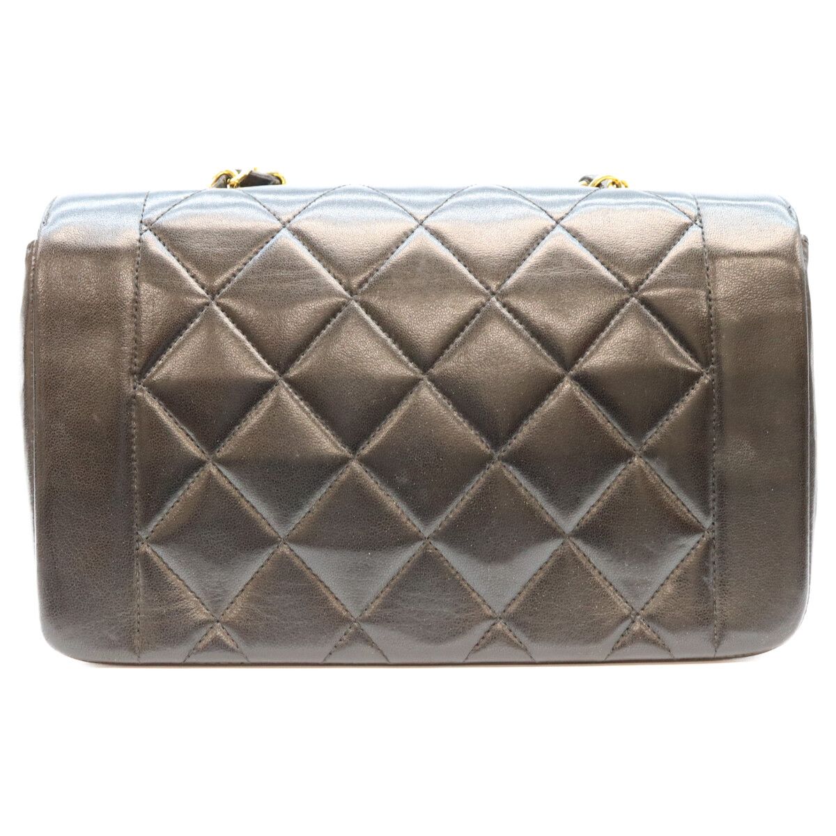 Chanel Black Quilted Lambskin Gold Shoulder Bag — view 3