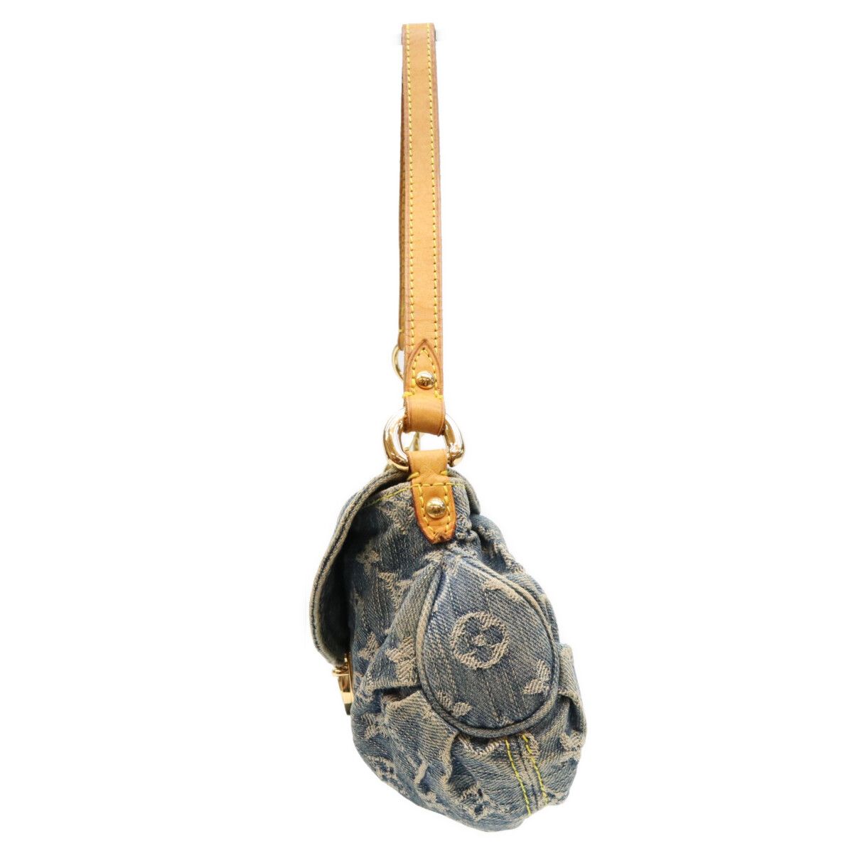 Louis Vuitton Monogram Denim Mini Pleaty Shoulder Bag — view 2