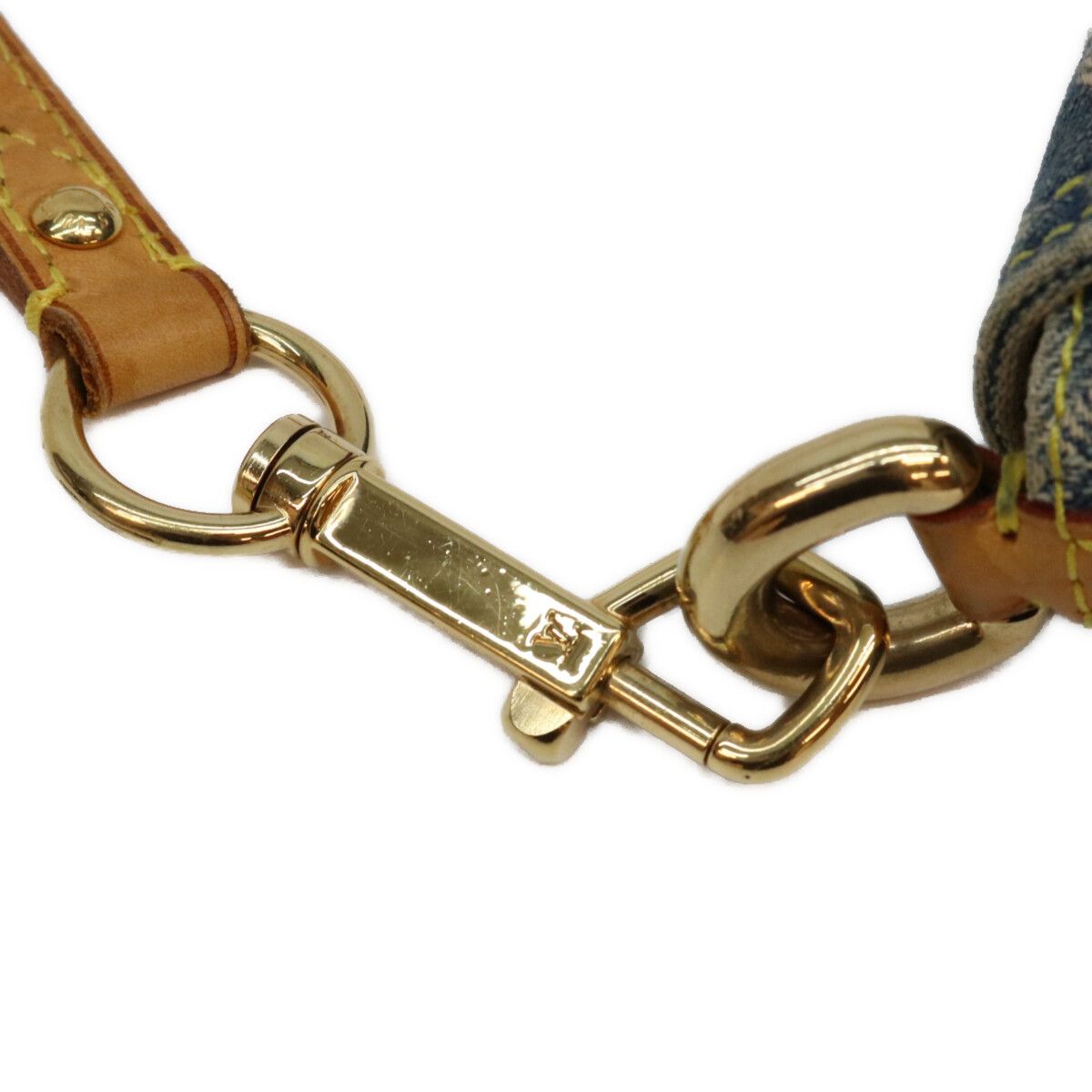 Louis Vuitton Monogram Denim Mini Pleaty Shoulder Bag — view 7