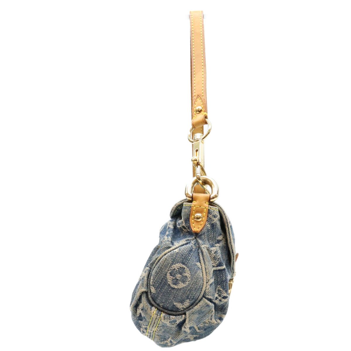 Louis Vuitton Monogram Denim Mini Pleaty Shoulder Bag — view 4