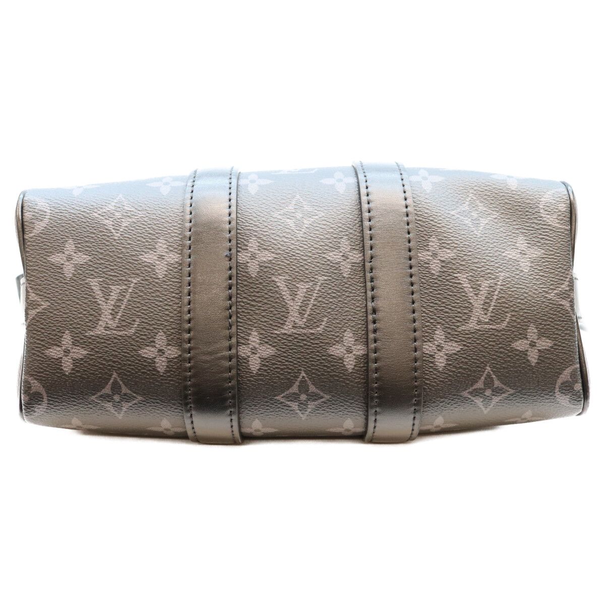 Louis Vuitton Monogram Eclipse Keepall Bandouliere 25 Boston Bag — view 5