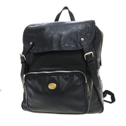 Gucci Leather Backpack Black