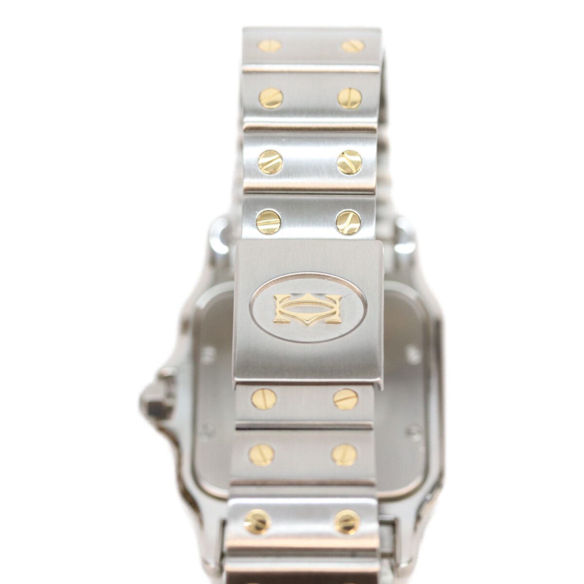 Cartier Santos Galbee LM Ivory Dial Date SS Watch — view 8