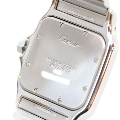 Cartier Santos Galbee LM Ivory Dial Date SS Watch — view 7
