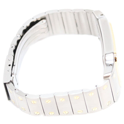 Cartier Santos Galbee LM Ivory Dial Date SS Watch — view 4