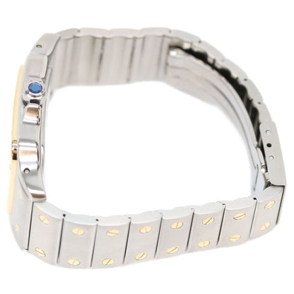 Cartier Santos Galbee LM Ivory Dial Date SS Watch — view 3
