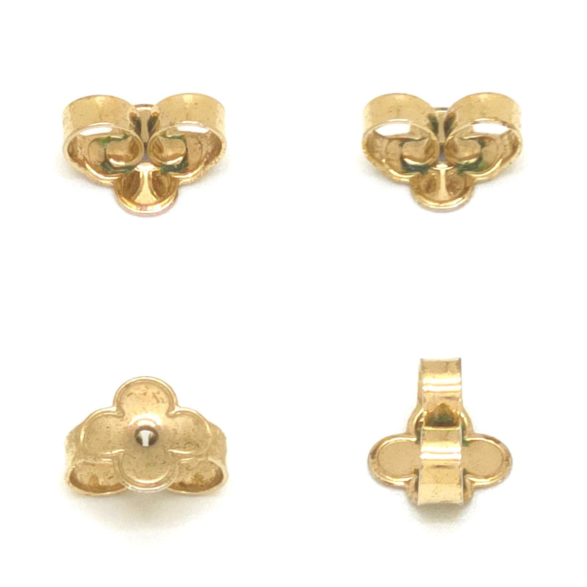 Louis Vuitton Single Earrings Blooming Gold Colored Metal Monogram Flower Motif — view 5