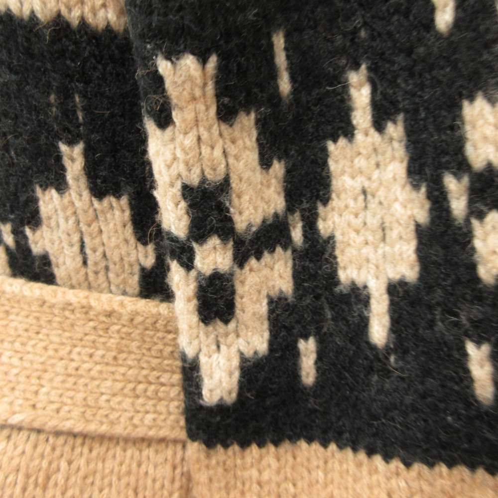Max Mara Knit Cardigan Topper Shawl Color Long Sleeve Ortega Pattern Ribbon — view 7