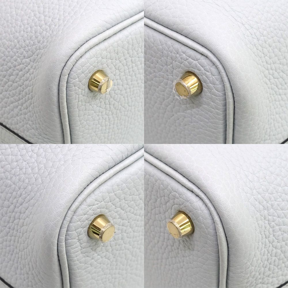 Hermes Picotin Lock PM 18 Light Blue Taurillon Clemence GD Handbag Bag — view 6