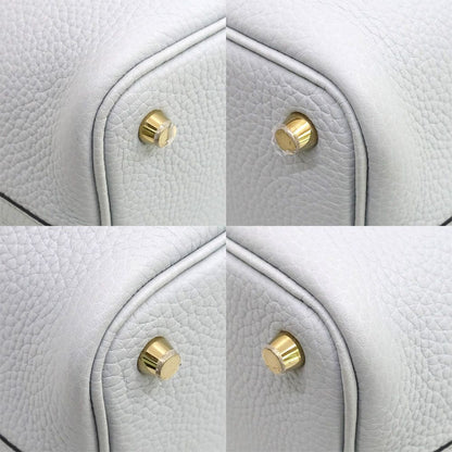 Hermes Picotin Lock PM 18 Light Blue Taurillon Clemence GD Handbag Bag — view 6