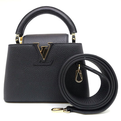 Louis Vuitton Capucines Mini BK GD Taurillon Calfskin Handbag 2-Way Bag