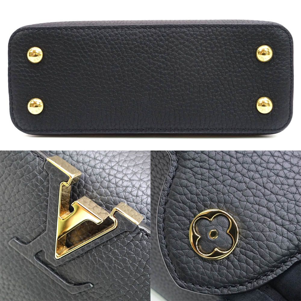 Louis Vuitton Capucines Mini BK GD Taurillon Calfskin Handbag 2-Way Bag — view 5