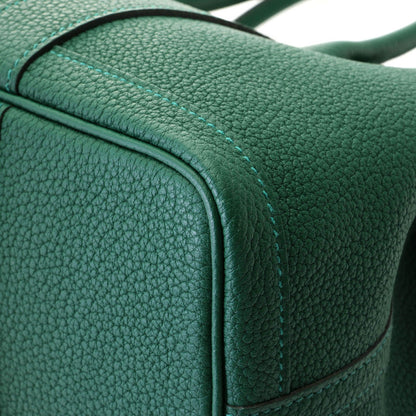 Hermes Garden Party TPM Vert Moyane Silver Tote Negonda Green — view 5