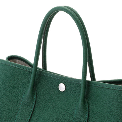 Hermes Garden Party TPM Vert Moyane Silver Tote Negonda Green — view 4