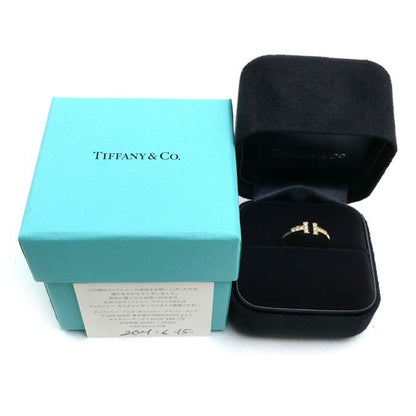 Tiffany & Co 18k Pink Gold T Wire Diamond Ring — view 8