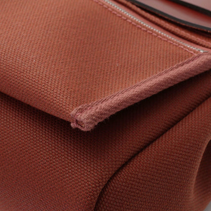 Hermes Herbag Zip 20 Rouge Ash Silver Shoulder Bag Vache Hunter — view 7
