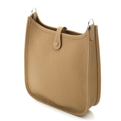 Hermes Evelyne TPM Dune Silver Shoulder Bag Taurillon Clemence — view 2