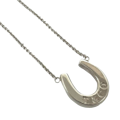 Tiffany & Co Vintage Horseshoe Necklace 925 Sterling Silver — view 4