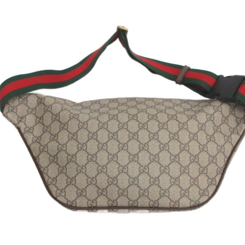 Gucci Courier GG Supreme Belt Bag Shoulder Beige — view 3