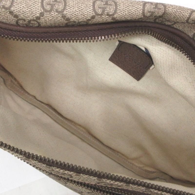 Gucci Courier GG Supreme Belt Bag Shoulder Beige — view 8