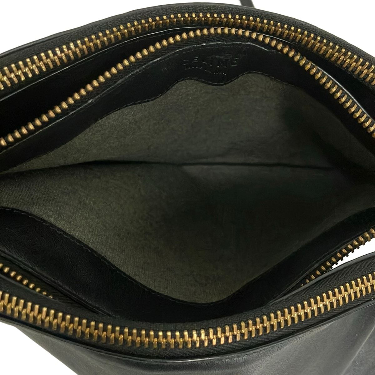 Celine Shoulder Bag Trio Large Black Leather — view 7