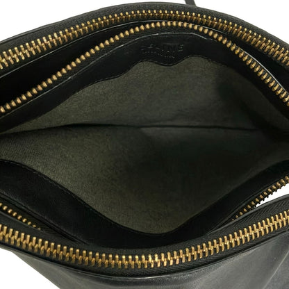 Celine Shoulder Bag Trio Large Black Leather — view 7