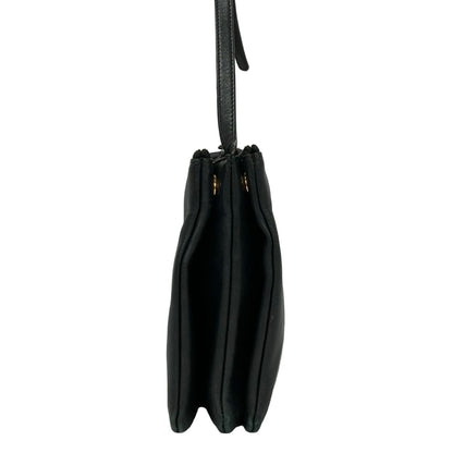 Celine Shoulder Bag Trio Large Black Leather — view 2