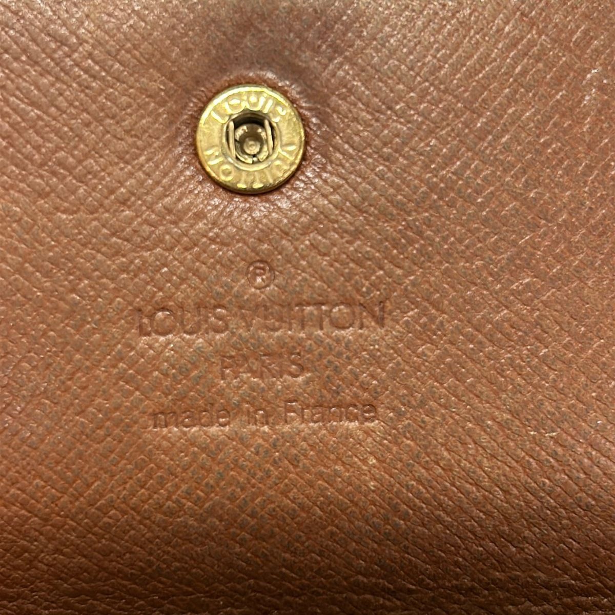 Louis Vuitton Wallet Monogram Pochette Porte Monnaie Credit Leather Coin Purse — view 6