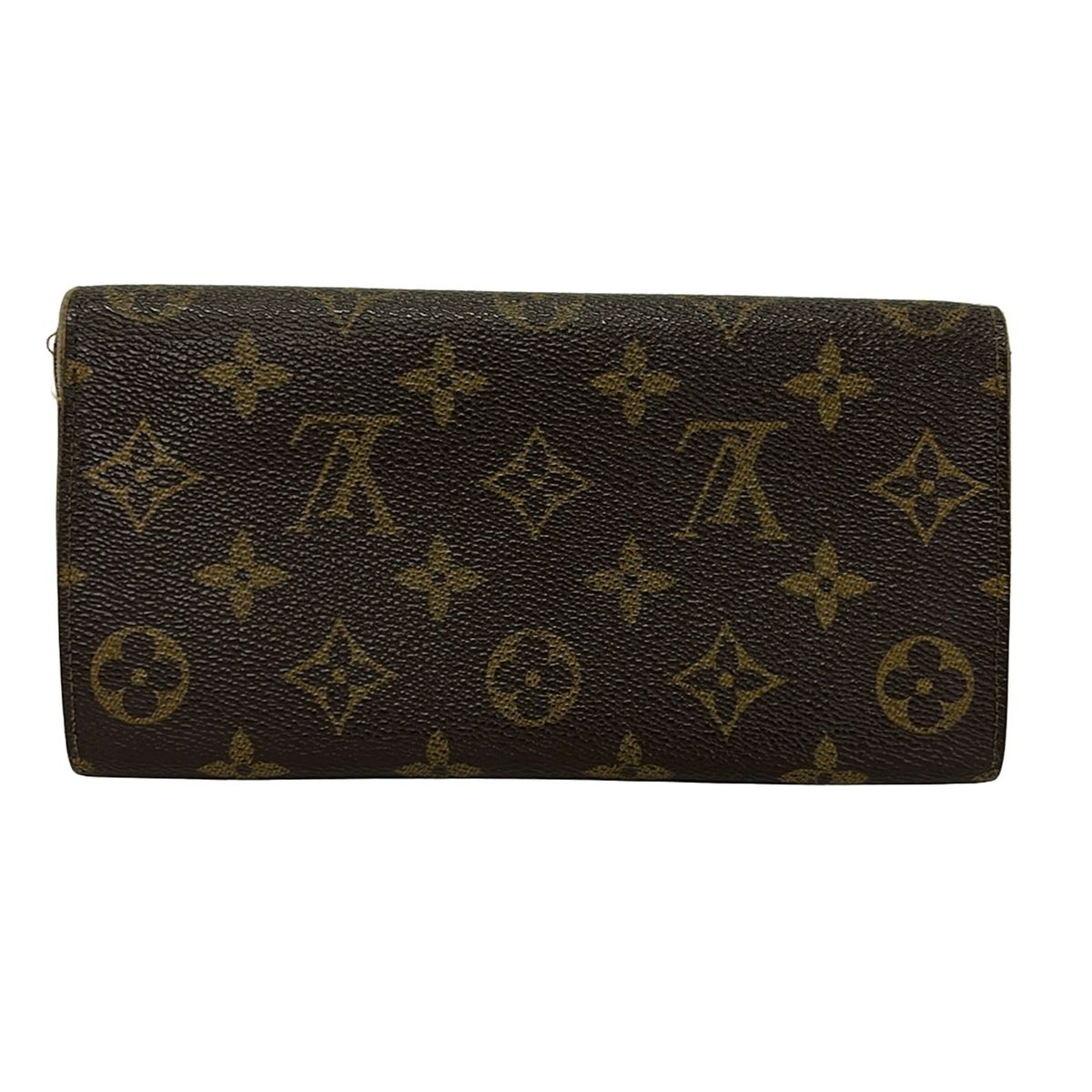 Louis Vuitton Wallet Monogram Pochette Porte Monnaie Credit Leather Coin Purse — view 2