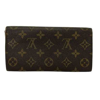 Louis Vuitton Wallet Monogram Pochette Porte Monnaie Credit Leather Coin Purse — view 2