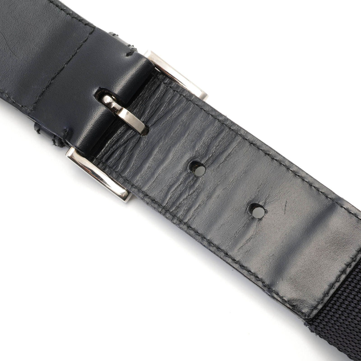 Prada Waist Bag Black Nylon Leather — view 5
