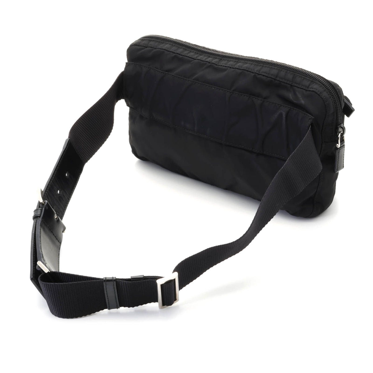 Prada Waist Bag Black Nylon Leather — view 2