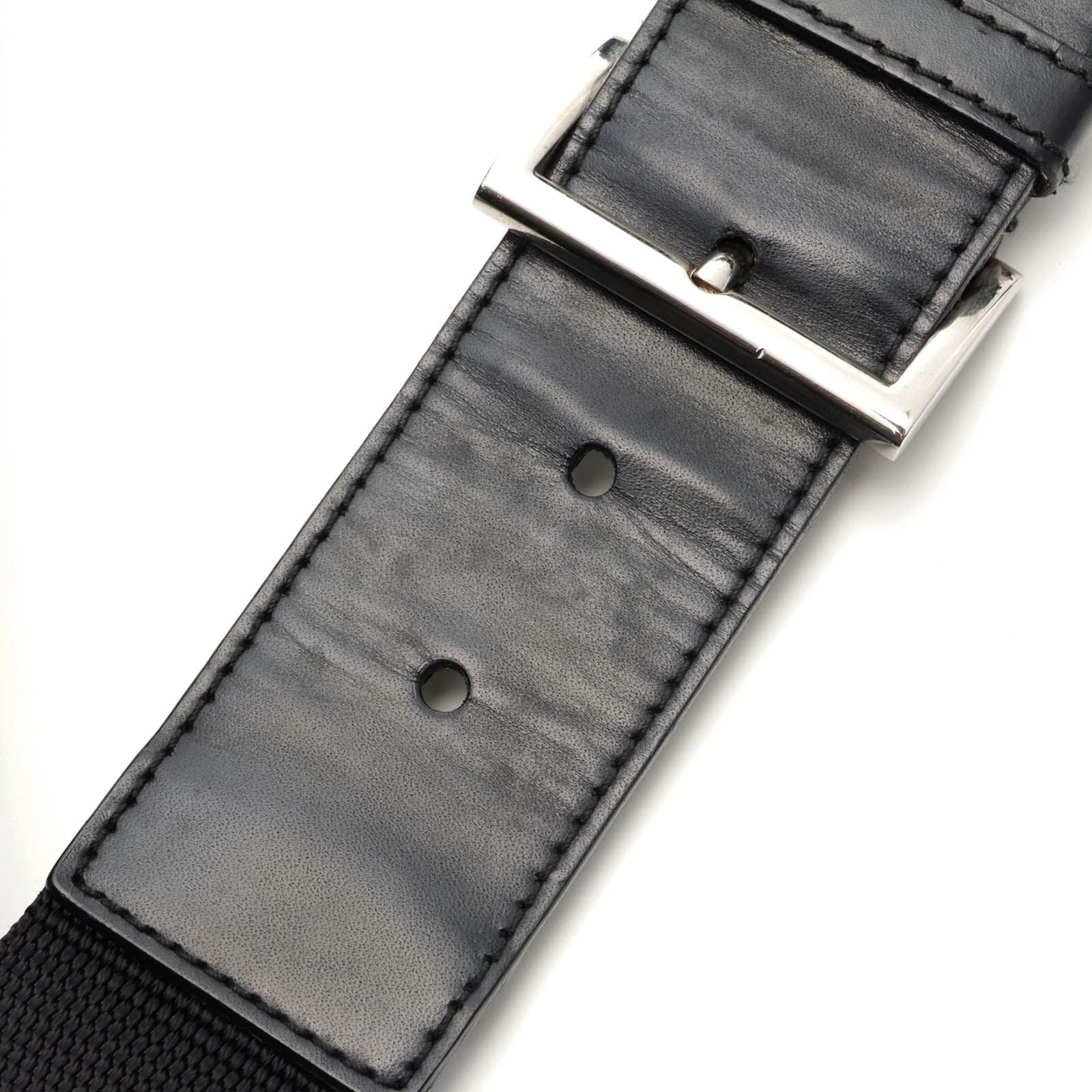 Prada Waist Bag Black Nylon Leather — view 6