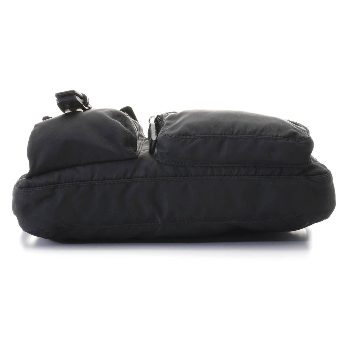 Prada Waist Bag Black Nylon Leather — view 3