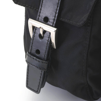 Prada Waist Bag Black Nylon Leather — view 7
