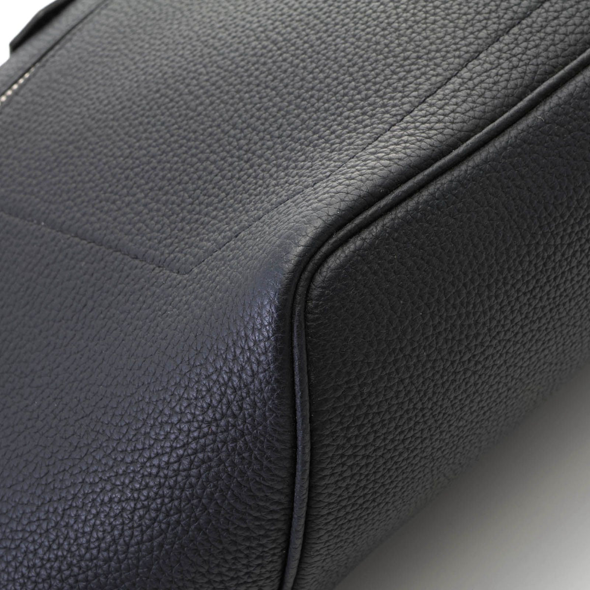 Hermes City Slide Cross GM Black Silver Belt Bag Togo — view 5