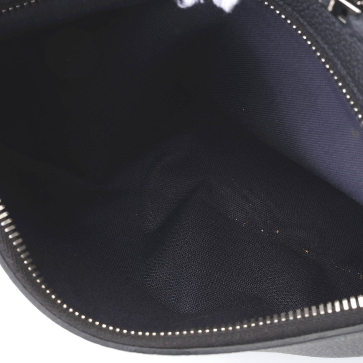 Hermes City Slide Cross GM Black Silver Belt Bag Togo — view 8