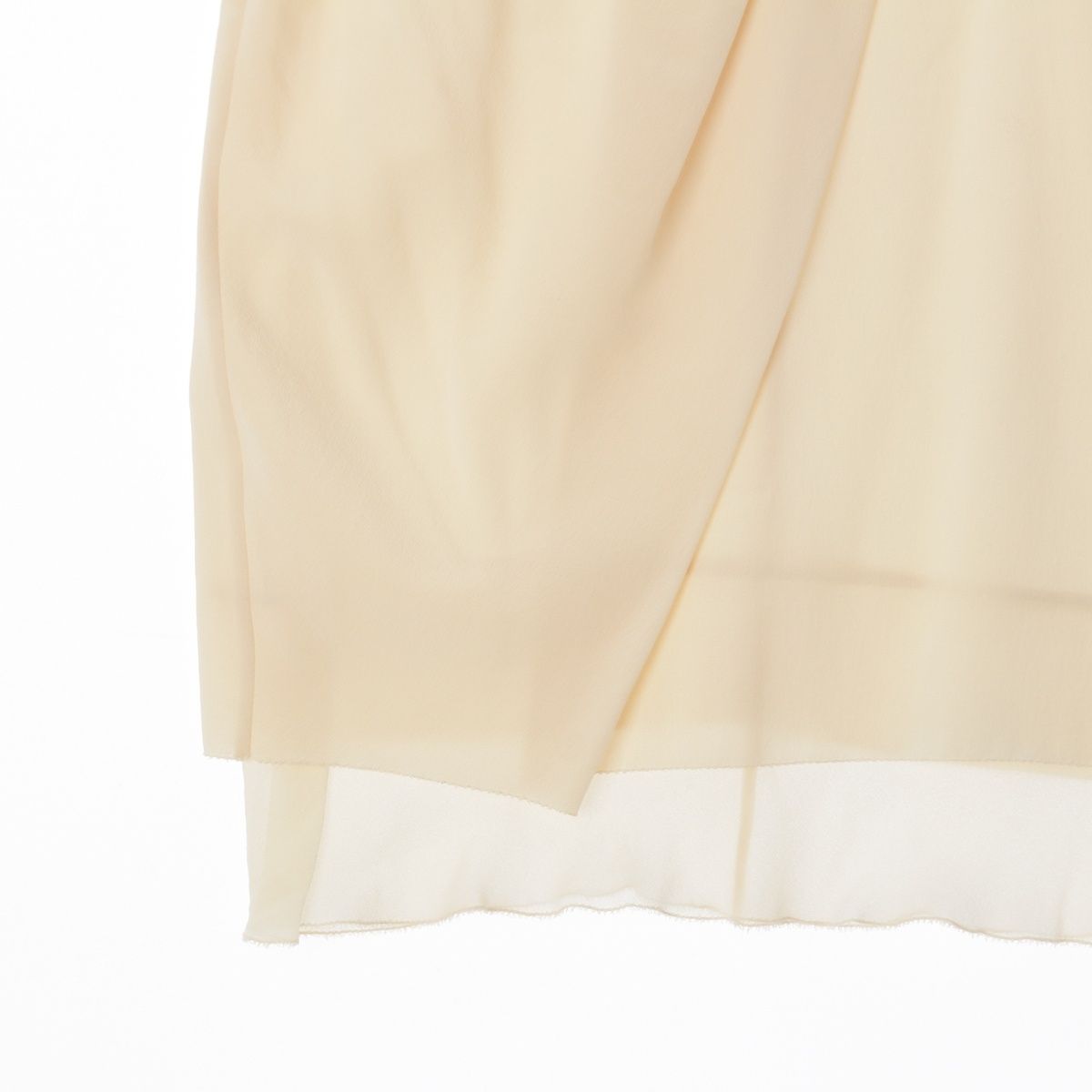 Louis Vuitton Silk Vintage Skirt White 34 — view 5
