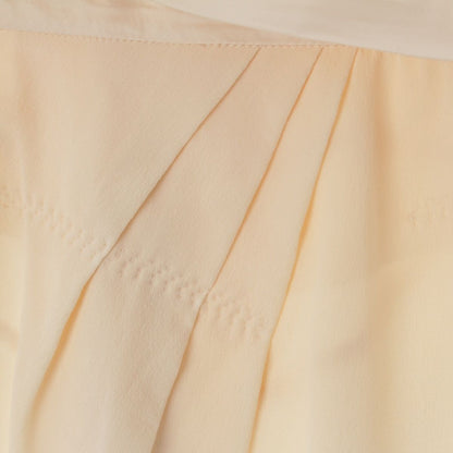 Louis Vuitton Silk Vintage Skirt White 34 — view 6