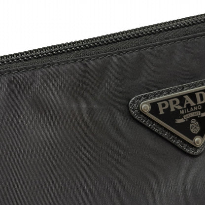 Prada Re-Nylon Shoulder Bag Nylon Saffiano Black — view 7