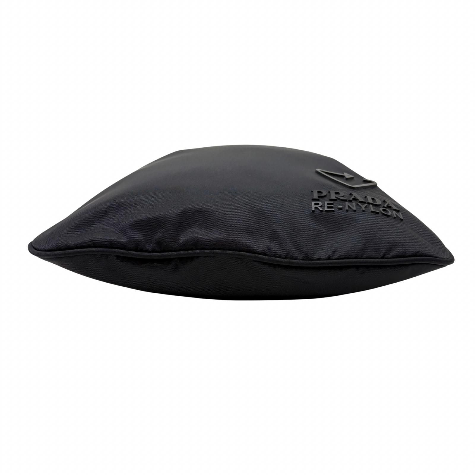 Prada Re-Nylon Shoulder Bag Nylon Saffiano Black — view 4