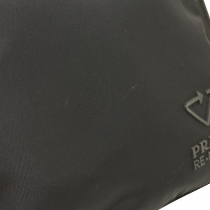 Prada Re-Nylon Shoulder Bag Nylon Saffiano Black — view 8