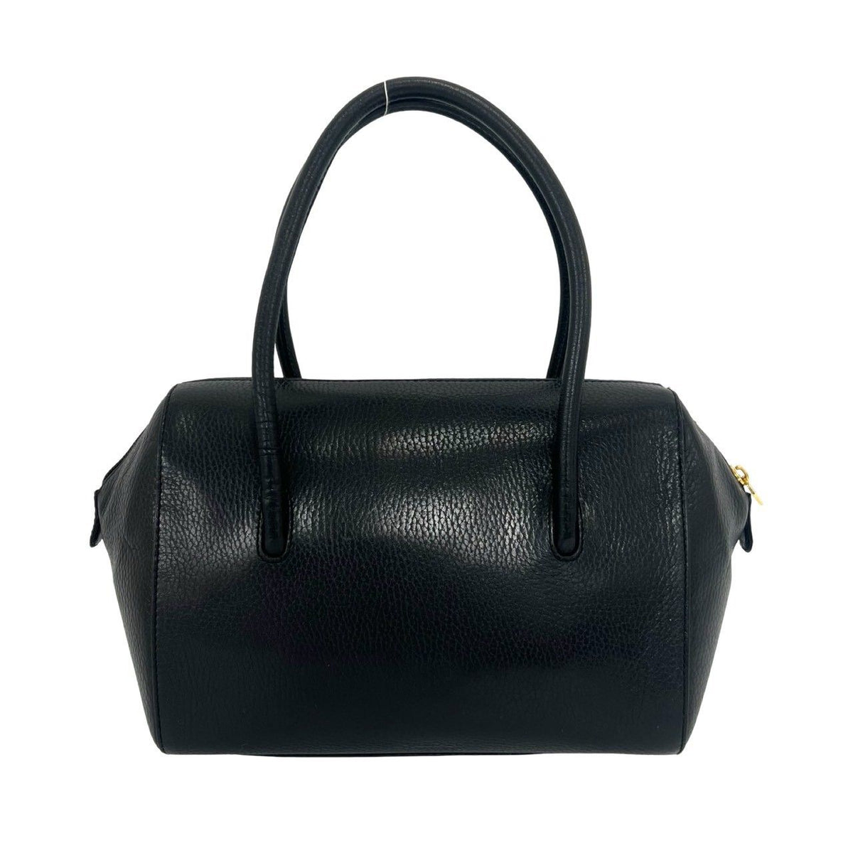 Cartier Vintage Must Line Logo Leather Mini Boston Bag Black — view 3