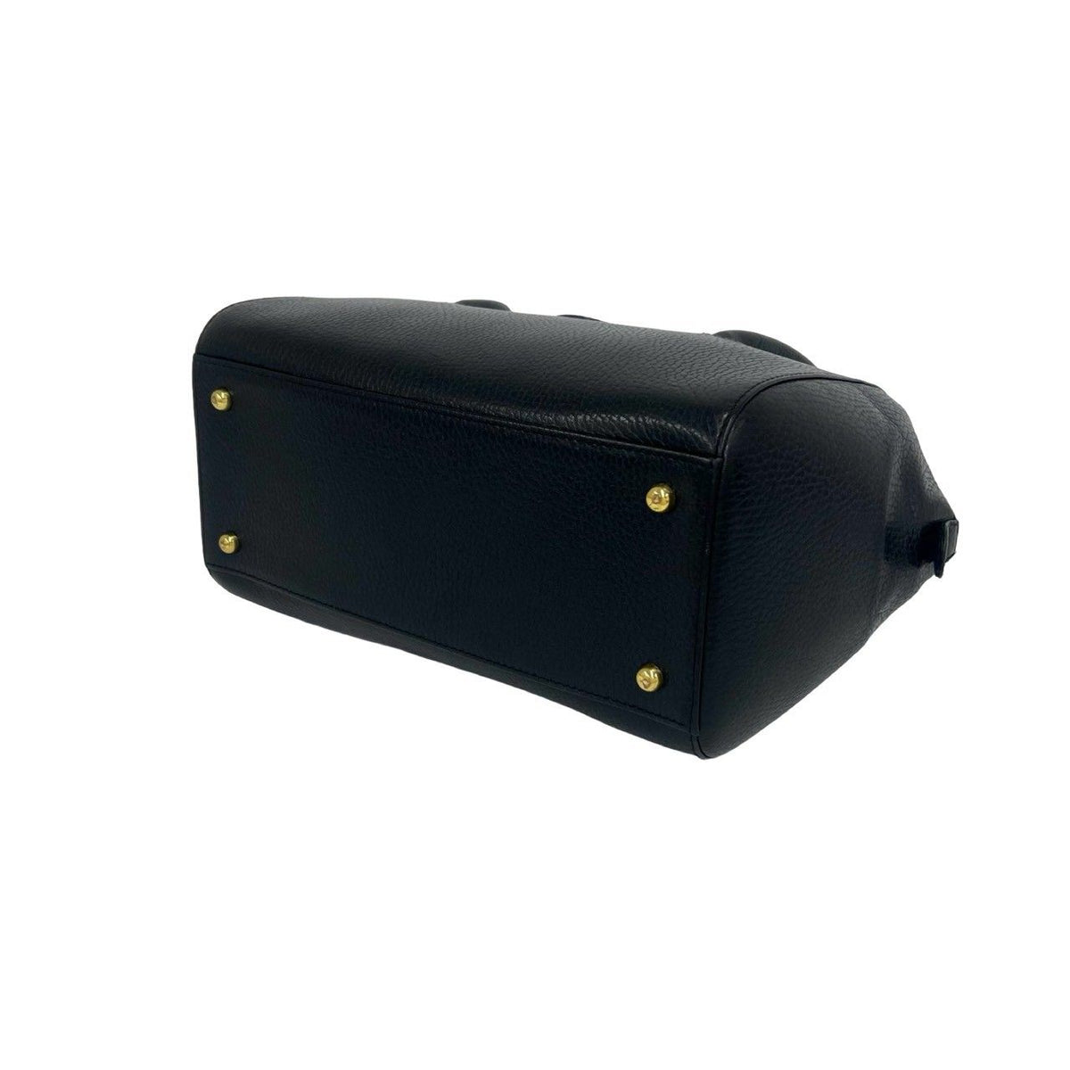 Cartier Vintage Must Line Logo Leather Mini Boston Bag Black — view 8