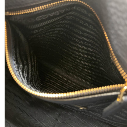 Prada 2-Way Bag Navy Leather — view 6