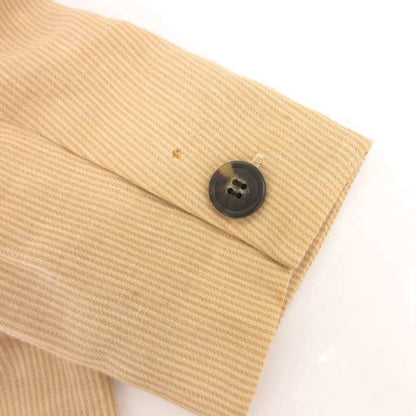 Saint Laurent Linen Corduroy Jacket Beige Patch Pocket Half Lined Shoulder 38 — view 8