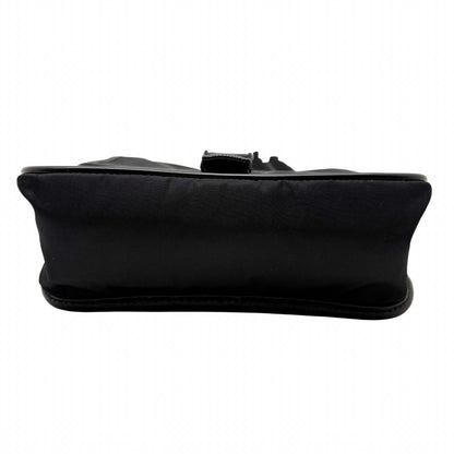 Prada Shoulder Bag Black Nylon Saffiano — view 3