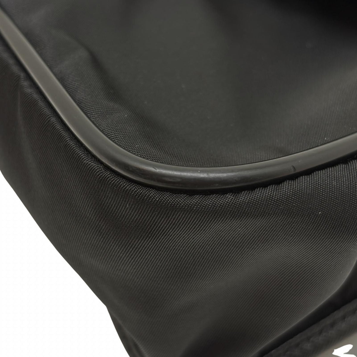 Prada Shoulder Bag Black Nylon Saffiano — view 4